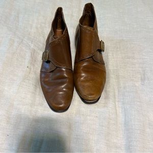 Calico ankle booties sz 7.5
